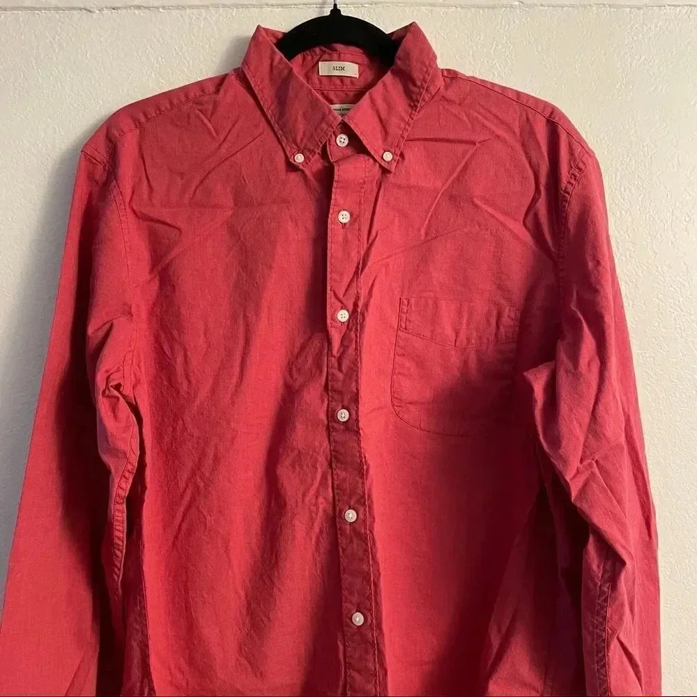 JCrew red button down